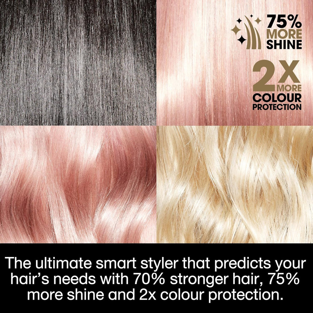 ghd Platinum+ Hair Straightener & Professional Styler - More Strength, Shine & Colour Protection - for All Hair Types - (UK Plug)