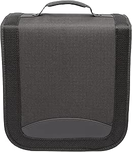 Amazon Basics CD/DVD Binder 400 Disc Capacity Polyester Black