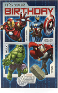 UK Greetings Marvel The Avengers Birthday Card for Him/Boy - Assemble And Celebrate Design