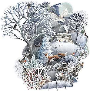 Paper D'Art, Top of the World Christmas Card Range (3D Card - Silent Night) XTW026