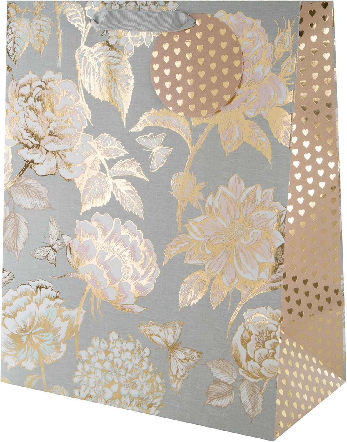Hallmark Large Gift Bag - Foiled Floral Design