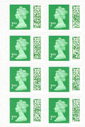 GOVLAX Group 2nd Class Stamps (8 Pack) - Self Adhesive UK Letter Postage Stamps for Standard Mail with Barcode